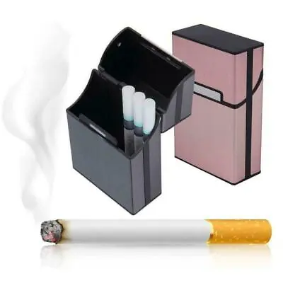 £3.16 • Buy Metal Cigarette Case Aluminum Tobacco Holder Storage Container Pocket Box N4G3