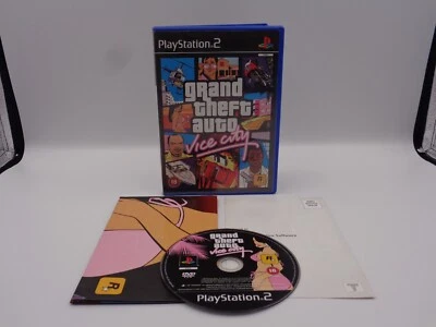 £3.99 • Buy Grand Theft Auto: Vice City (Sony PlayStation 2, 2002) PS2 Crime Sim Game 