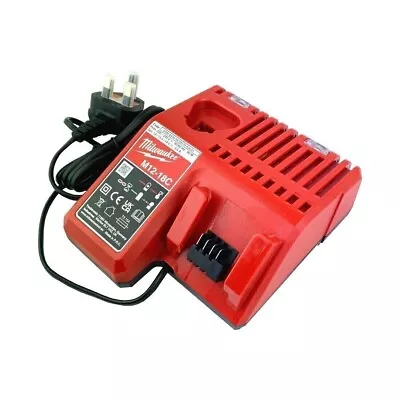 Genuine MILWAUKEE M12-18 C 12V - 18V REDLITHIUM CHARGER 4932352959 • £20.99