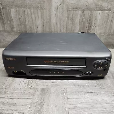 Broksonic VHSA-6741CTTC VCR Video Cassette Recorder VHS Player TESTED No Remote • $18.95