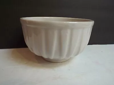 Mid Century McCoy Pottery Mixing Bowl Grey White 518 - 5.5  Diam Rare Color • $16.95