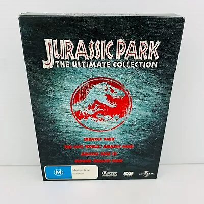 Jurassic Park : The Ultimate Collection 4-Disc DVD Set Region 4 • $17.95