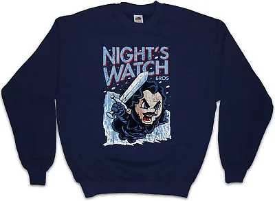 Night's Bros Sweatshirt Pullover Game Watch Jon Of The Wall Snow Fun Ice Thrones • £37.19