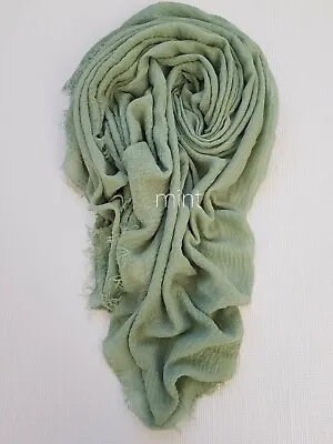 NEW STYLE CRINKLE PREMIUM Plain Hijab Maxi Scarf Headscarf CRIMP HABIBA Shawl  • £3.49