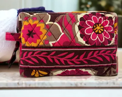 Vera Bradley Carnaby Cosmetic Makeup Bag Medium Size • $14.29