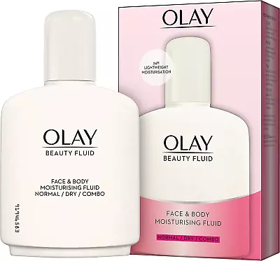 Olay Beauty Fluid Face And Body Moisturiser With Glycerin And Hyaluronic Acid  • £11.10