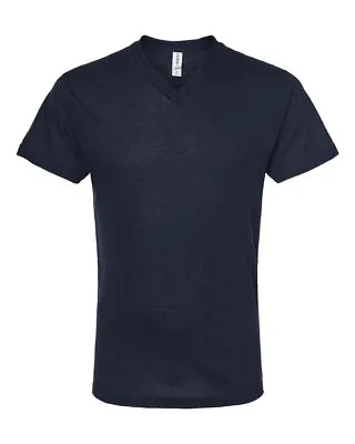 $10.29 • Buy Tultex Men Short Sleeve Poly-Rich V-Neck T-Shirt 207 Up To 3XL