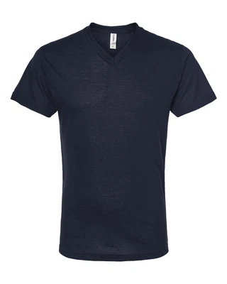 $10.29 • Buy Tultex Men Short Sleeve Poly-Rich V-Neck T-Shirt 207 Up To 3XL