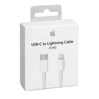 £5.95 • Buy GENUINE ORIGINAL Apple IPhone 14 13 12 11 Charger Type C To Lightning Cable - 1M