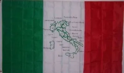 $8.88 • Buy 3x5 Italy With Italian Map Flag Country Banner Pennant New