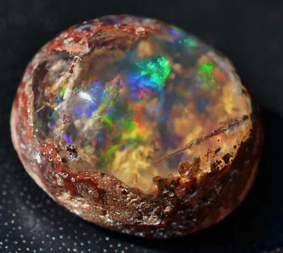 Mexican Jewelry Stone 100% Natural Matrix Fire Opal Multi Colors Gemstone  • $49.99