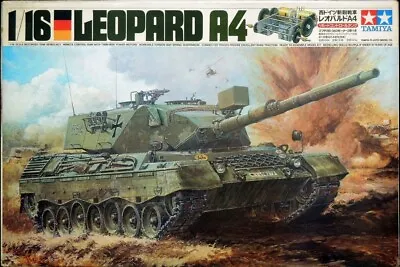 Vintage 1978 Tamiya Leopard A4 West German Tank 1:16 RC  Boxed Ultra Rare UK • £999.99