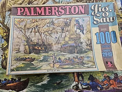 Vintage Battle At Sea Jigsaw Puzzle • £12.99