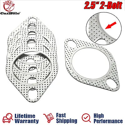 2.5  High Temp Exhaust Flange Gasket Turbo/Manifold/Header Down/Dump Pipe 2-Bolt • $8.99