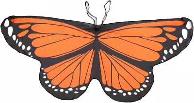 CISMARK Kids Monarch Butterfly Wings Costume For Halloween Party One Size(3-16T) • $15.30