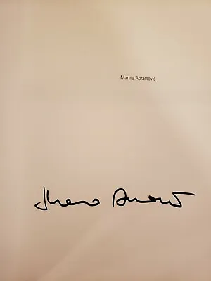 Marina Abramovic: The House With The Ocean View *signed* 2004 Hc 1st.1st. Rare! • $249.46