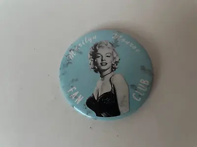 Vintage Marilyn Monroe Fan Club Pin Back Button • $14.99