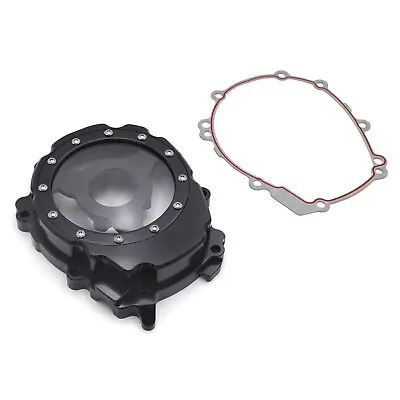 Black Clear Left Engine Stator Cover Crankcase Protector For 15-19 Yamaha YZF-R1 • $93.59