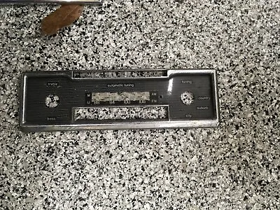 Becker Mexico Radio Face Plate W/o Tape Deck Vintage Mercedes Benz - Item068 • $100