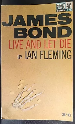 James Bond Live And Let Die By Ian Fleming - 1964 Paperback VG • $25.95