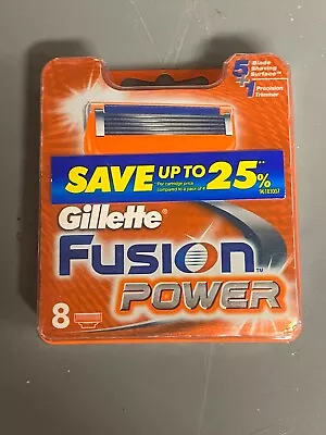 Gillette Fusion Power Blades - 8 Cartridges - Brand New Genuine Aus - FREE POST • $34.90