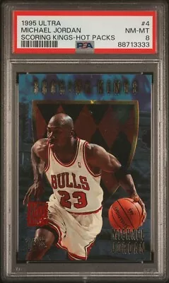 1995 Ultra Scoring Kings Hot Packs #4 Michael Jordan Hof Psa 8 • $19.50