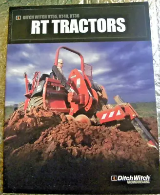 Factory 2006 Ditch Witch RT Tractors Dealership Spec Brochure FREE SHIPPING • $12.50