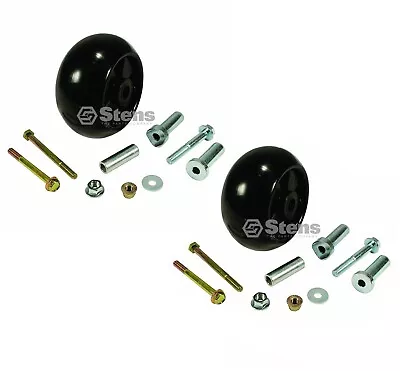 2x Deck Wheels & Axle Kits For John Deere Ride On Mowers AM116299 • $64.30