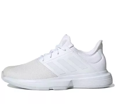 ADIDAS Game Court Running Shoes Women's Size 9 White/Gray EG2016 • $68