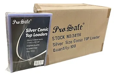 Pro Safe 7.5x11 Silver Age Comic Toploaders 34116 New Top Loaders • $21.99