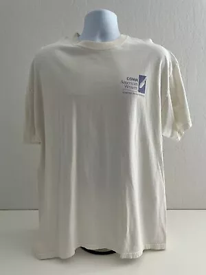 Vintage Y2K C-SPAN American Writers History Documentary TV Show T-shirt Sz XL • $13.99