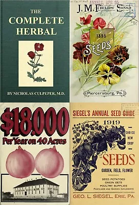 103 Old Books On Herbs Botany Botanica Plants Herbal Remedy Medicine V.2 On DVD • $12.99