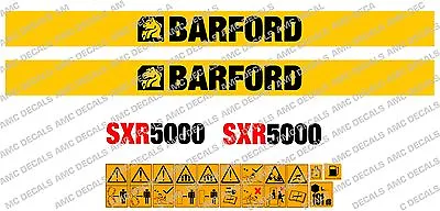 Barford Sxr5000 Dumper Decals • $120.24