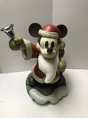 Disney Mickey Mouse Santa Christmas Big Fig Toy Figure 21” Bell L/E Damaged AsIs • $144.39