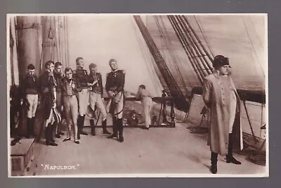 Napoleon Unposted Old Real Photo Postcard WQ Orchardson On Board The Bellerophon • £1.99