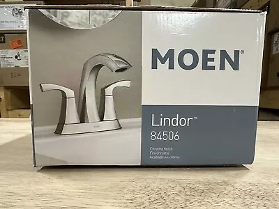 Moen Lindor Two-Handle High Arc Bathroom Faucet Chrome • $53