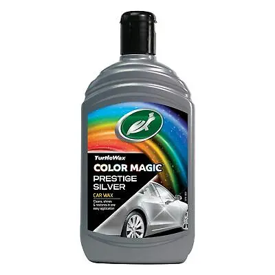 Turtle Wax Color Magic Car Paintwork Polish Restores Scratch Faded 500ml Silver • $12.33