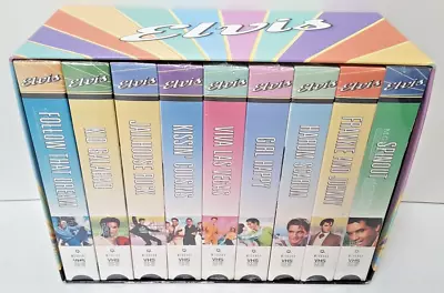 Elvis Presley Deluxe Edition Gift Set Vol 1 Commemorative Collection 9 VHS • $29.99