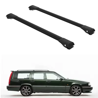 Roof Rack Cross Bars To Volvo V70 Wagon/Estate 1996-2000 Black Set 2 Pcs • $115