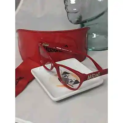 Auth. Moschino Red Cat Eye Glasses • $125