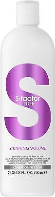 S Factor By Tigi Stunning Volume Conditioner For Fine Flat Hair 750 Ml • £10.50