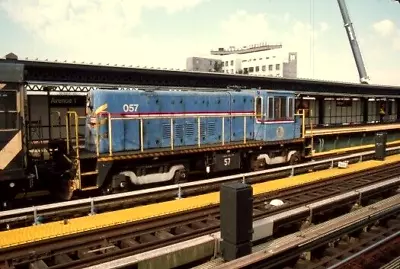 Ny Subway - Diesel Work Train - Action Slide - 2024 • $5