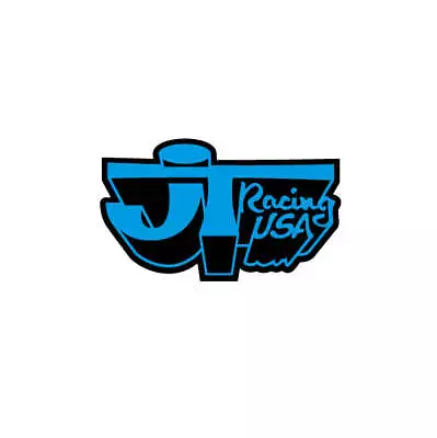 JT Racing - 3D Logo - Blue & Black Decal - Old School BMX • $11