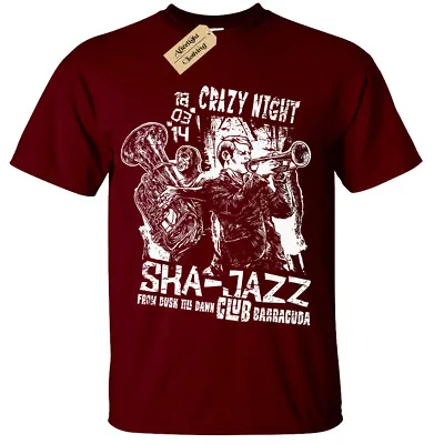 £10.99 • Buy Ska Jazz Mens T-Shirt Saxaphonist Musician 2 Tone Jamaica