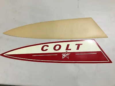 NOS Polaris 69 Colt Left Hood Decal Vintage Snowmobile Lot • $26