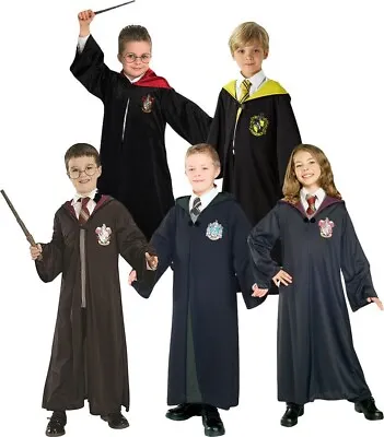 Adult & Children Harry Potter Hogwarts Tie Glasses Wand Cape Cloak Robe Costume • $114.13