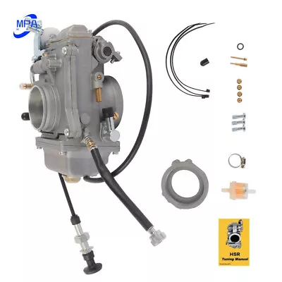 New Carburetor W/Choke Cable For TM42-6 Mikuni HSR42 HSR 42mm EVO & Twincam • $117.89