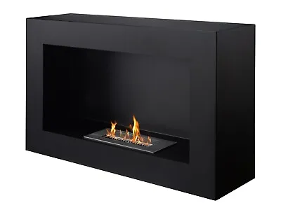 Black Ventless Fireplace - Freestanding & Portable - IGNIS Spectrum • $705