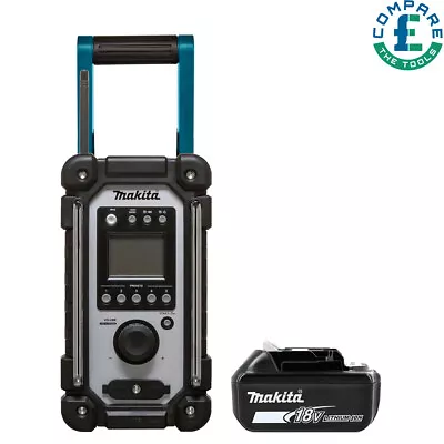 Makita DMR116 14.4 -18V Li-Ion LXT Cordless Jobsite Radio With 1 X 5Ah Battery • £184.98