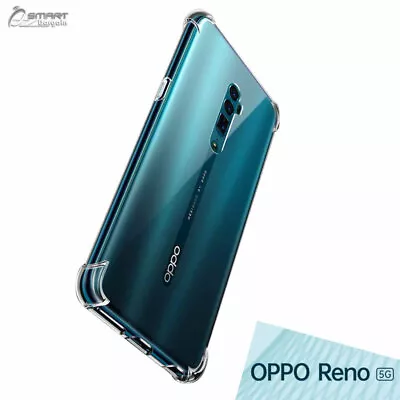 Clear Bumper TPU Gel Jelly Soft Case Cover For Oppo Reno 10x Zoom  / Reno Z • $4.99